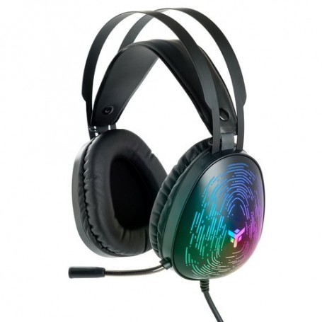 CUFFIA ITEK GAMING "H420" 7.1 VIRTUAL, 7 2COLORI LED,2x3, MICROFONO,CONTROLLO VOLUME, 2x3MM E USB CON ADATTATORE - ITHGH