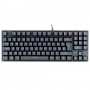 TASTIERA ITEK GAMING "X50" MECCANICA, RG B, MULTIMEDIALE,SWITCH BLU OUTEMU, SW, 90 TASTI, COMPATTA, USB - ITKGMCX50
