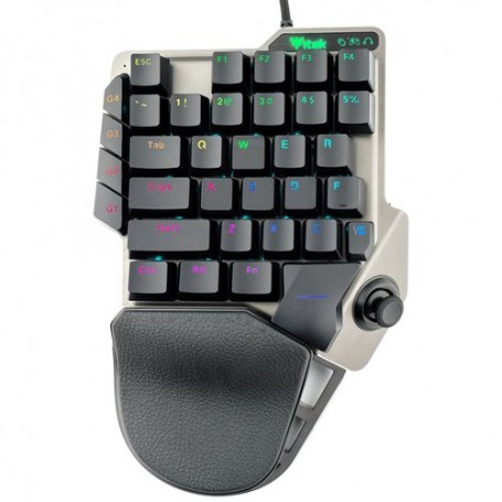 TASTIERA ITEK GAMING "X40" MECCANICA, UN A MANO, RGB, MULTIMEDIALE, LS SWITCH, MACRO & TURBO, USB - ITKGMCX40