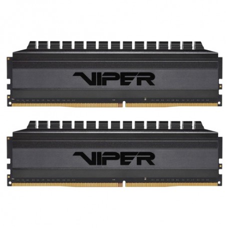 KIT DDR4 PATRIOT "VIPER 4 BLACKOUT"  16G B (2x8GB) 4400Mhz CL18 - DUAL CHANNEL PVB416G440C8K