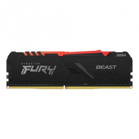 DDR4 KINGSTON  16Gb 3600Mhz - FURY BEAST CL18 - RGB - KF436C18BBA/16