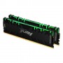 KIT DDR4 KINGSTON  32Gb (2x16GB) 3600Mhz - AK2/32 KINGSTON FURY RENEGADE CL16 - RGB - KF436C16RB1AK2/32