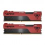 KIT DDR4 PATRIOT "VIPER II" 16GB (2x8GB) 3200Mhz CL18 - RED - PVE2416G320C8K