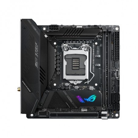 MB ASUS ROG STRIX Z590-I GAMING WIFI (RO CKET LAKE - COMPATIB. COMET LAKE) 2DDR4 HDMI+TYPE-C PCIE M2 miniITX