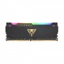 KIT DDR4 PATRIOT "VIPER STEEL RGB BLACK" 16GB (2x8GB) 3600Mhz CL18 - RGB- HS DUAL CHANNEL PVSR416G360C0K