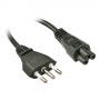 CAVO ALIMENTAZIONE LINDY IEC 320-C5 FEMM INA CON SPINA ITALIANA, 2mt