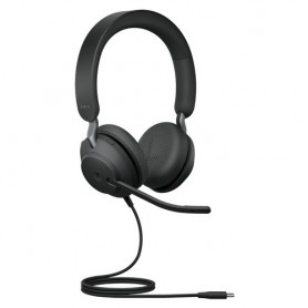 CUFFIA PROFESSIONALE JABRA EVOLVE2 40 MS DUO USB, CANCELLAZIONE DI RUMORE, USB-C, TASTO "MUTE",BUSYLIGHT, CERTIFICATA MI