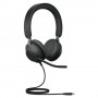 CUFFIA PROFESSIONALE JABRA EVOLVE2 40 MS DUO USB, CANCELLAZIONE DI RUMORE, USB-C, TASTO "MUTE",BUSYLIGHT, CERTIFICATA MI