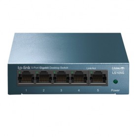 SWITCH TP-LINK LS105G 5P LAN GIGABIT SWI TCH 10/100/1000Mbps RJ45 CASE METALLICO