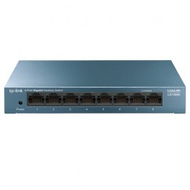 SWITCH TP-LINK LS108G 8P LAN GIGABIT SWI TCH 10/100/1000Mbps RJ45 CASE METALLICO