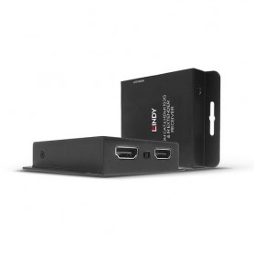 EXTENDER HDMI 4K30 & IR LINDY Cat.6 con PoC & Loop Out, Estende i segnali HDMI & IR fino a 70mt con cavo cat 6 non inclu