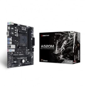 MB BIOSTAR AMD A520MH A520 AM4 2DDR4 VGA