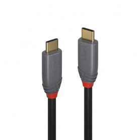 CAVO LINDY USB 3.2 Tipo C a C, 20Gbit/s, 5A, PD, Anthra Line, 1.5m
