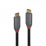 CAVO LINDY USB 3.2 Tipo C a C, 20Gbit/s, 5A, PD, Anthra Line, 1.5m