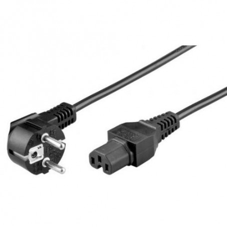 CAVO DI ALIMENTAZIONE SCHUKO 90° - C15 F EMMINA MT 1,80 PER TEMPERATURE ELEVATE