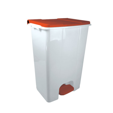 CONTENITORE MOBILE A PEDALE ROSSO 