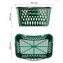 CESTO SPESA TYKO 33LT C/MANICO VERDE RAL 6018
