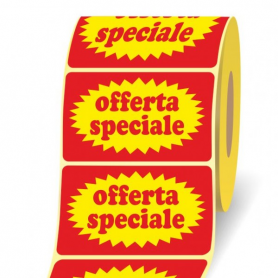 OFFERTA SPECIALE ETICHETTE 50X30 PZ.1000