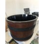 CONTENITORE BARILE D30 H20 TRASPARENTE 