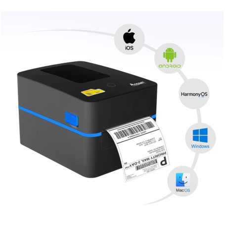 STAMPANTE BARCODE USB+ETHERNET TERMICA DIRETTA COLORE NERO