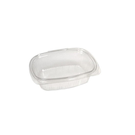 VASCHETTA PET S/OVALE L-ML2000 PZ200 SEMIOVALE C/COPERCHIO GR 40 CM. 19.6X16.6X8.1