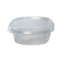 VASCHETTA PET S/OVALE I-ML1000 PZ200 SEMIOVALE C/COPERCHIO GR22 CM. 16.6X13.6X6.1