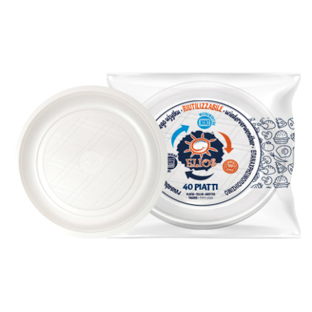 DESSERT RIUTILIZZABILE ELIOS PZ40 POLIPROPILENE/MICROONDE 21/20 LAVAGGI CERTIFICATI