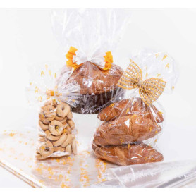 BUSTE PRODUZIONE 15X25 PZ.50 TRASPARENTE PER ALIMENTI