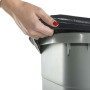 CONTENITORE MOBILE BLOOM PLASTICA 80LT 100% RICICLATO GRIGIO-ROSSO