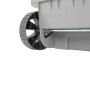 CONTENITORE MOBILE BLOOM PLASTICA 80LT 100% RICICLATO GRIGIO-ROSSO