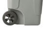 CONTENITORE MOBILE BLOOM PLASTICA 80LT 100% RICICLATO GRIGIO-ROSSO