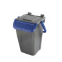BIDONE CON SPORTELLO A BECCO GRIGIO-GIAL IN PLASTICA " SECONDA VITA "
