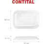 COPERCHIO 8 PORZIONI PET C+C CF.25 PL223600
