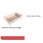 CASSETTA RETTANGOLARE 40X30 H15CM 