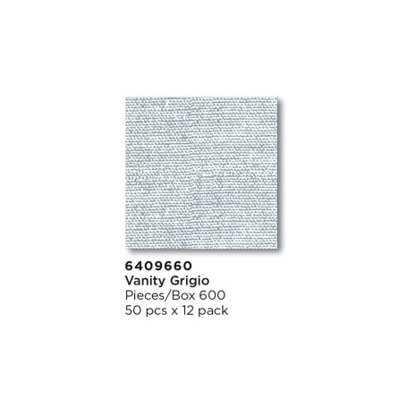 TOVAGLIOLO PAPTEX CM 40 X 40 PZ.600 COLORE VANITY GRIGIO