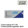 PREZZATRICE OPEN C17 BLU 26X16 