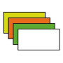 ETICHETTE 26X16 FLUO VERDE RETTANGOLARI CONF. 36 ROTOLI