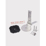 WALL KIT 2 COMPLETO STAFFA + CHIAVE +  SET VITI + BIADESIVO