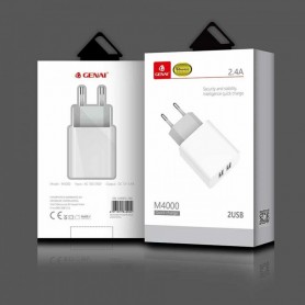 ADATTATORE CARICATORE PRESA 2 POSTI 2.1A
