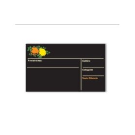 SEGNAPREZZI LAVAGNA FRUTTA MOLLETTA PZ25 + CLIP + PEN  PZ.25