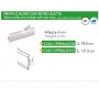 PROFILO ALSER C/RETRO ALETTA 4CM 131.8CM 