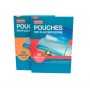 POUCHES A6 125 MICRON   PZ.100