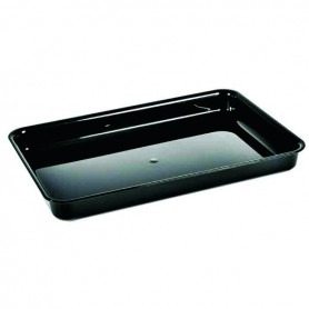 VASSOIO STONDATO 44X29X2.6H A5 PMMA NERO 440 X 290 X H26