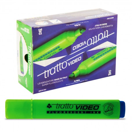 EVIDENZIATORE TRATTO VIDEO VERDE CF.12