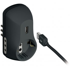 BTICINO ADATTATORE 3 PRESE + 1 USB 