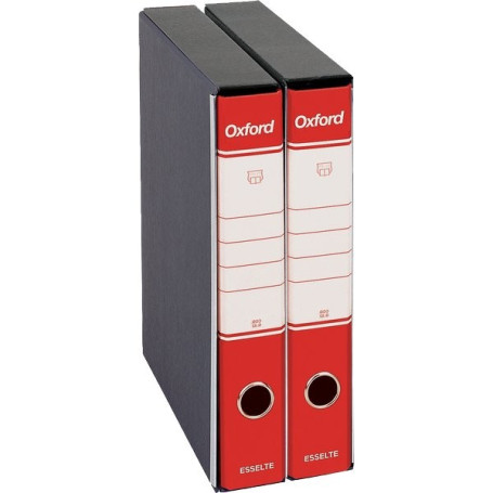 REGISTRATORE OXFORD G84 D5 ROSSO