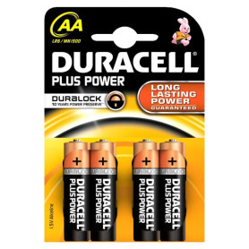 DURACELL PLUS STILO AA ALKALINE B4