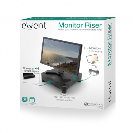 SUPPORTO MONITOR CON CASSETTO