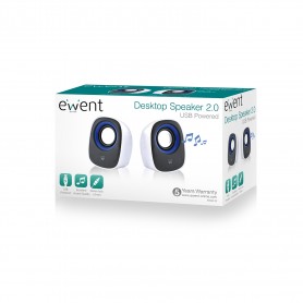 SISTEMA AUDIO 2.0 ALIMENTATO VIA USB 
