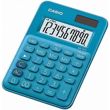 CASIO MS-7UC CALCOLATRICE BLU